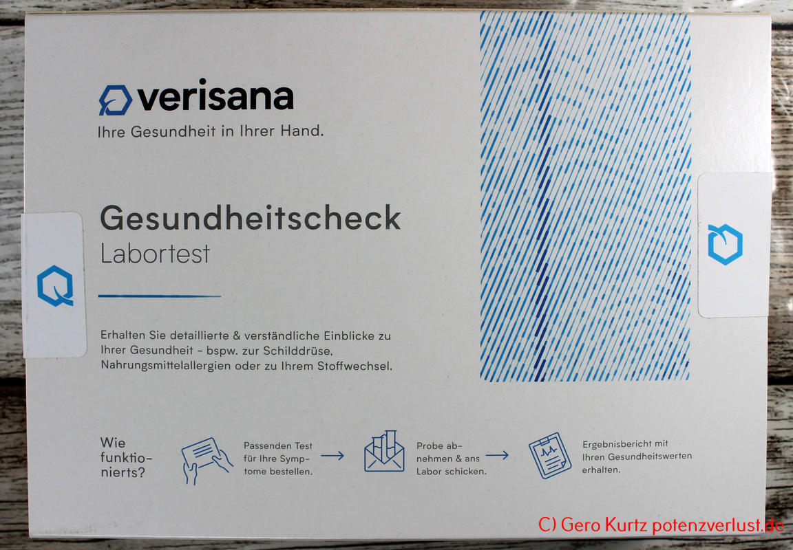 PSA-Test von Verisana - Verpackung Vorderseite